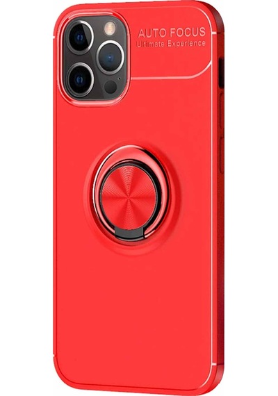 Microsonic Apple Uyumlu iPhone 13 Pro Kılıf Kickstand Ring Holder