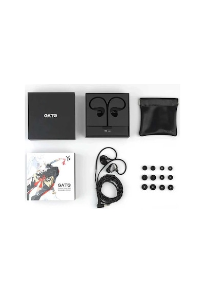 Gate In-ear Kablolu Mikrofonlu Monitör Kulaklık - Siyah