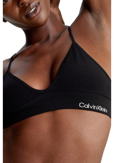 Calvin Klein Trıangle Siyah Kadın Bikini Üstü