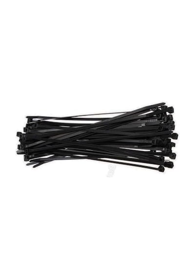 Siyah Plastik Kablo Bağı - 4.8x300mm 100 Adet