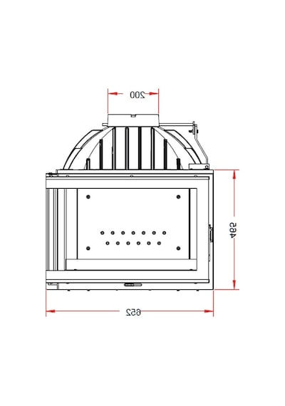 Invıcta 700 Foyer Angle Sol Açık Şömine Haznesi 6264 -73