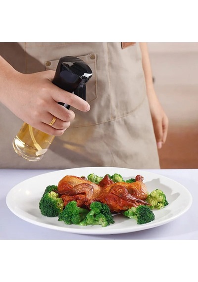 Sprey Cam Yağlık Airfryer Fritöz Yağ Püskürtücü 210 Ml Siyah Diğer