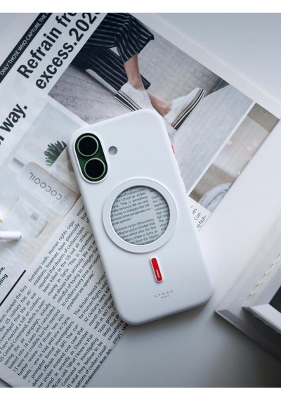 Xtrem Magsafe E-ınk Ekranlı Akıllı Telefon Kılıfı İphone 17 Uyumlu - Beyaz