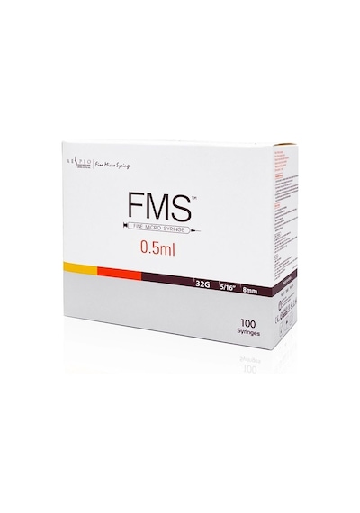 Fms Micro Fine Insülin Enjektörü 0.5 ML Enjektör Şırınga 32 G x 8 MM