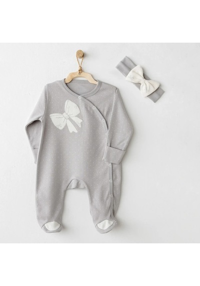 Andywawa Ac26254 Baby Bow Bliss Tulum Takım Grey
