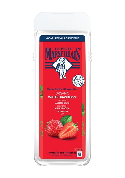 Le Petit Marseillais Duş Jeli Akdeniz Çileği 400 Ml - 4 Adet Tarı