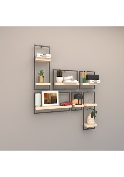 Rafkestir Milano Raf Seti - Model 6 Krem ( Mat )