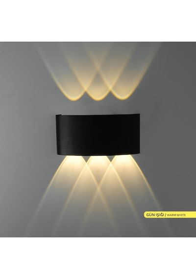 ACK 6W Çift Yönlü LED Duvar Aplik İç ve Dış Mekan Dekoratif Aydın Diğer