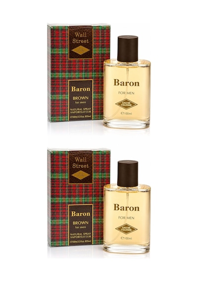 Wall Street 2li Set -baron Brown- For Men Parfüm 2x100ml Odunsu