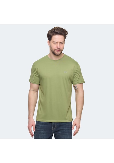 Slazenger KRATER Erkek  Açık Yeşil Tişört