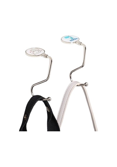 Petinka Askı Kaymaz Yüzey Estetik Tasarım Masaya Takılabilen Çanta Askısı Metal