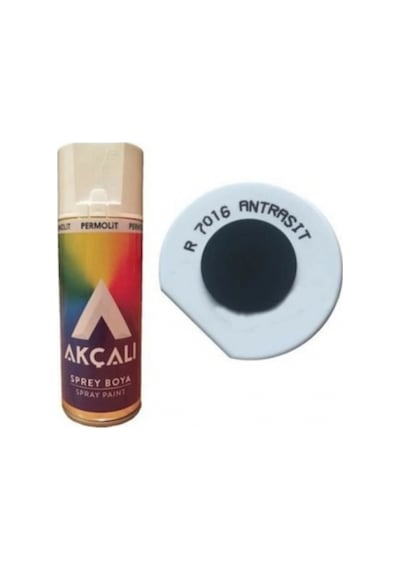 Akçalı Sprey Boya 400 Ml 7016 Antrasit Çok Renkli