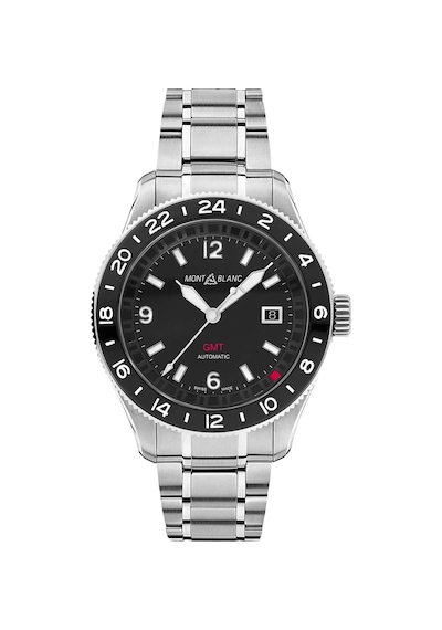 Montblanc 1858 Gmt 42 Mm Erkek Kol Saati 129615 Altın - Mavi