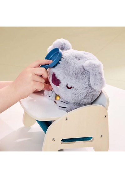 Care Pets İnteraktif Peluş Bebek Koala Oyuncak Seti Işıklı, Sesli Ve Ahşap Aksesuarlı Eğitici Oyun