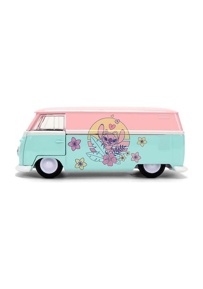 Jada Disney Stitch Angel Desenli 1961 Volkswagen Bus Metal Model Araç 1:32 9336358314r00