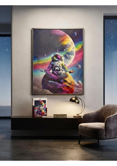 Huzurun Peşinde 1000 Parça Puzzle Cosmic Meditation 68x48 Cm Boyutunda Puzzle