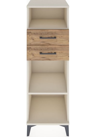 Hyperion Dolap 2 Raflı 2 Çekmeceli 44x44x134 Aytaşı-çam Aytaşı