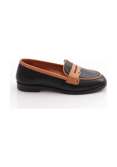 Dgn 010-1 Kadin Loafer Ayakkabi Siyah
