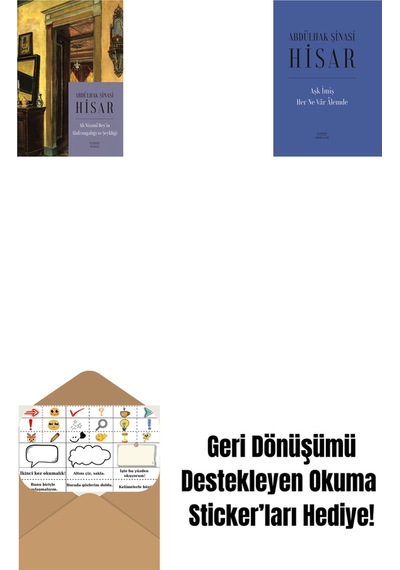 Ali Nizami Bey İn Alafrangalığı Ve Şeyhliği Kitap Boy + Aşk İmiş Her Ne Vâr Âlemde Ciltli + Okuma Sticker'ları