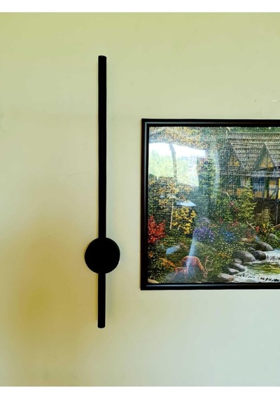 Modern Dekoratif Led Duvar Aplik - Siyah Kasa - Beyaz Işık 6500k Diğer