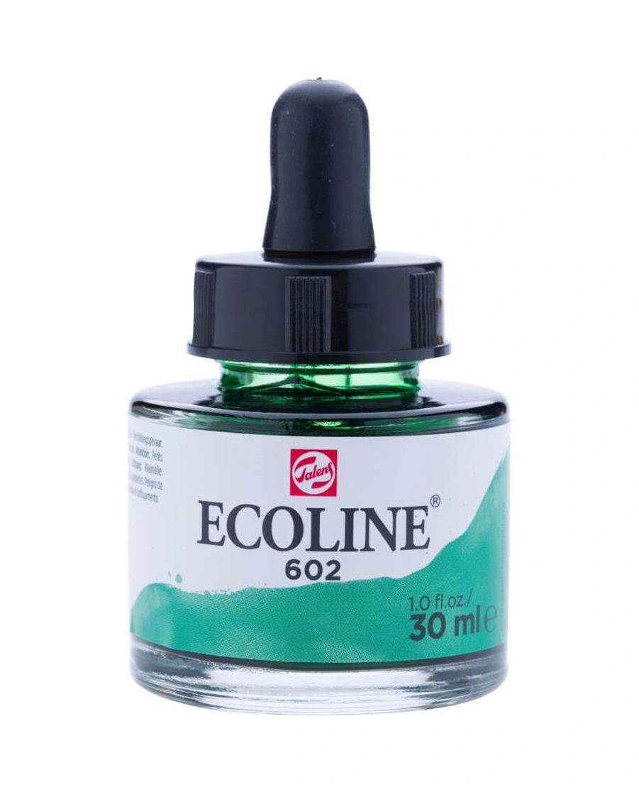 Talens Ecoline Sıvı Sulu Boya 30 Ml Deep Green 602 Standart