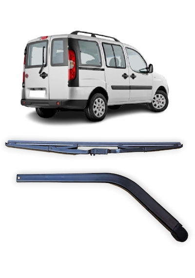 Fiat Doblo Çift Kapı Yana Açılan 2001-2009 Uyumlu Arka Cam Silecek Kolu Ve Süpürgesi Takım 51738854 Silecek Takımı Fiat Doblo Çift Kapı Yana Açılan 2001-2009 Uyumlu Arka Cam Silecek Kolu Ve Süpürgesi Takım 51738854 Silecek Takımı