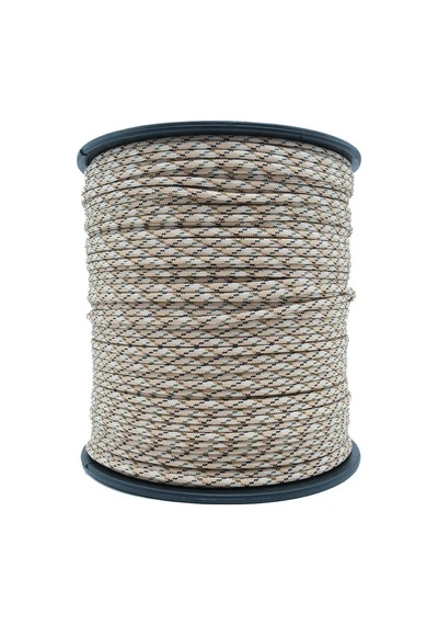 Mg Ropes Paracord İp 4 Mm Çöl Kamuflaj Desen No:65 10 Metre Çok Renkli