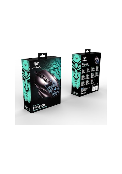 Aula F812 7200 DPI RGB 7 Tuşlu Makro Optik Oyuncu Mouse