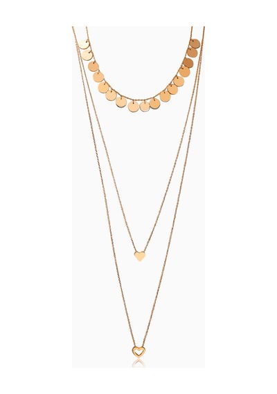 Kuyumcudukkani Karışık Figürlü Kolye-37273-r Rose Gold