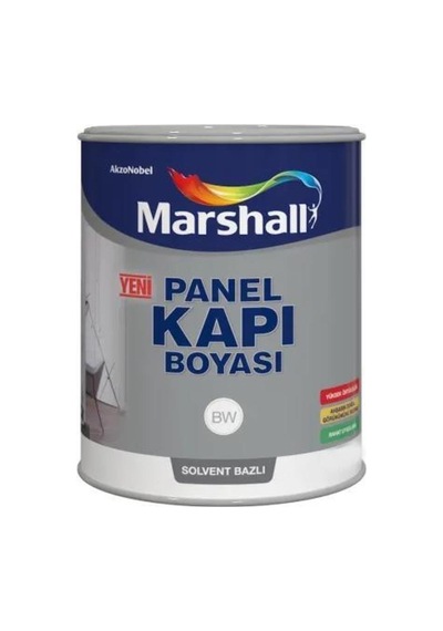 Marshall Solvent Bazlı Amerikan Panel Kapı Boyası 2,5 Lt Beyaz 7692528447292
