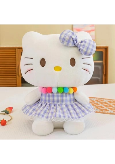 Sanrio Hello Kitty Peluş Oyuncak Hediye Oyuncak Peluş 30 Cm Mor
