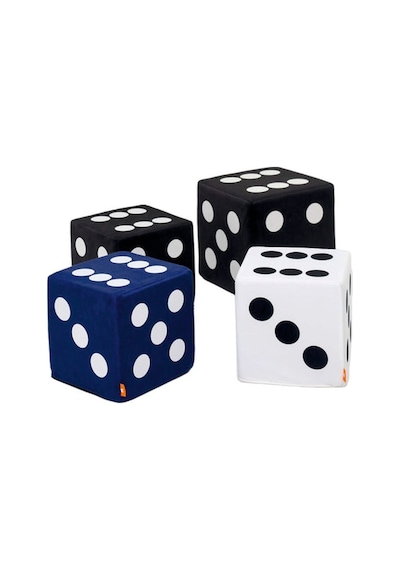 Missidea Minderkit Eğitici Zar Minder 33x33 Cm - Siyah Anaokulu Ve Kreş Donanımı