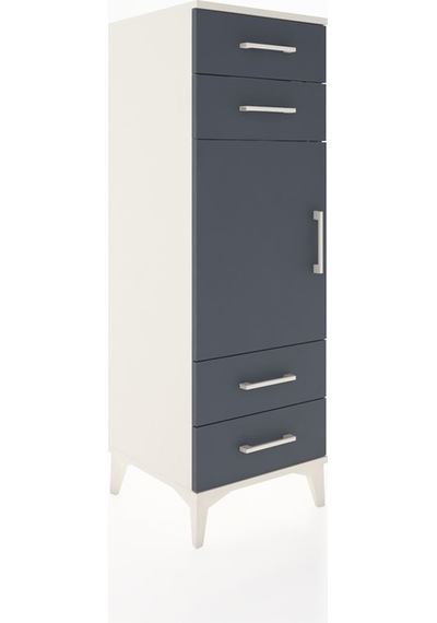 Hyperion Dolap 2 Raflı 4 Çekmeceli Tek Kapaklı 44x44x134 Ayta... Aytaşı