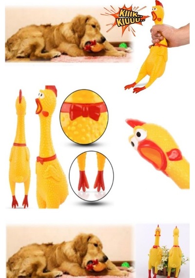 Sesli Horoz Eğlenceli Köpek Ve Kediler İçin Sesli Öten Horoz Oyuncak 28 Cm