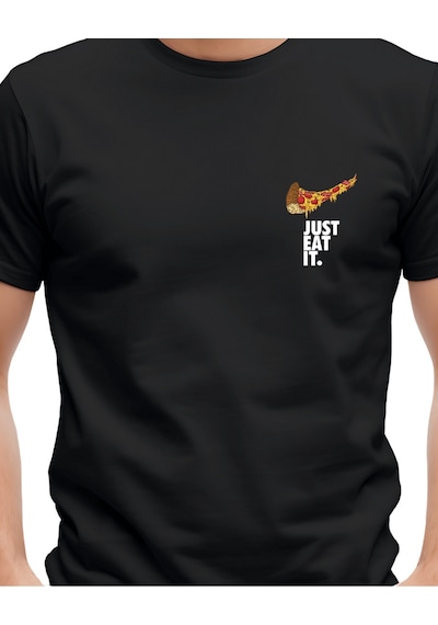 Sünger Bob Plankton Sheldon Tasarımlı Baskılı T-shirt Siyah