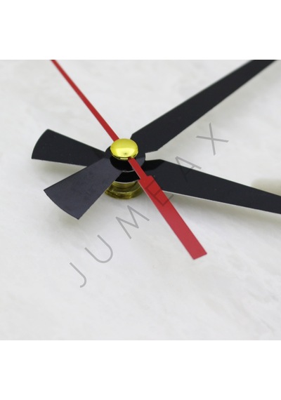 Jumeax Bristol Carrara Beyaz Mermer Duvar Saati Beyaz - Gümüş