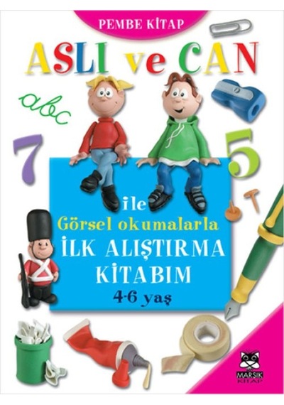 Aslı Ve Can İle Görsel Okumalarla İlk Alıştırma Kitabım Pembe - Rmht-858828