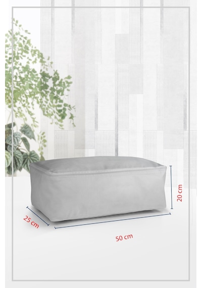 Vedsey Tekli 50x25x20 Cm Gri Hurç Dolap İçi Düzenleyici Gri
