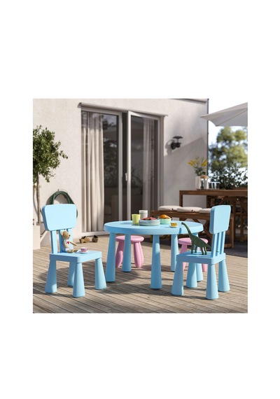 Ikea Mammut Çocuk Sandalyesi , Açık Mavi