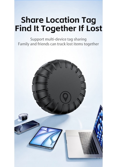 Akıllı Bluetooth Takip Cihazı Manyetik Konum Bulucu Apple iOS Android Uyumlu Anahtar Çanta Araç Evcil Hayvan Takip Tag Aboneliksiz 1