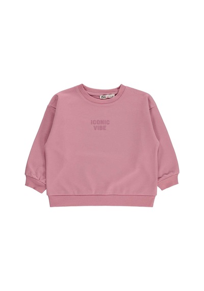 Civil Girls Basic 2 -5 Yaş Sweatshirt  - Pembe 19330336126W1