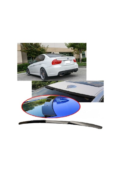 Bmw E90 2005-2012 Plastik Boyasız Yarasa M4 Cam Üstü Spoiler