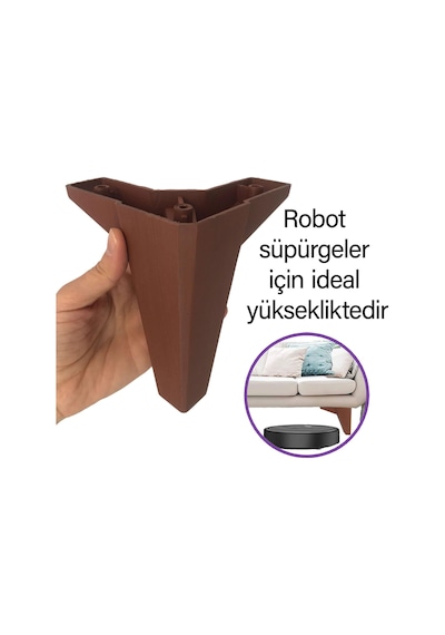 Serdivan 12 Cm Ceviz Ahşap Desenli Lüx Mobilya Kanepe Sehpa Ünite Koltuk Ayağı Baza Ayak Serdivan 12 Cm Ceviz Ahşap Desenli Lüx Mobilya Kanepe Sehpa Ünite Koltuk Ayağı Baza Ayak