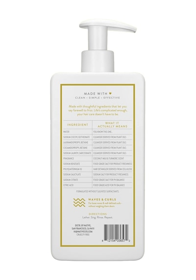 Native Coconut Milk & Turmeric Bukle Belirginleştirici Şampuan 487ml Tüm Saçlar