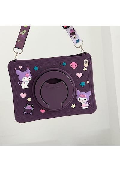 Samsung Galaxy Uyumlu Tab S10 Fe+ Plus 13.1inç Kılıf Cute Dolls Standlı Eğlenceli 3d Karekterli Çocuk X620 X626 Kapaklı Kılıf