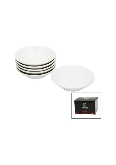 Cooker Ckr-4144 6'lı Porselen Çay Tabağı Diğer