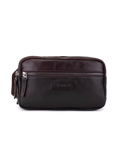 Tamer Tanca Erkek Hakiki Deri Kahverengi El Çantası 147 1197 Erk Cnt Sk25-26 Kahve Dr Kahverengi