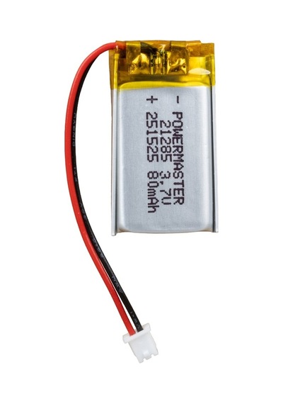 Powermaster 3.7 Volt 80 Mah Lityum Polimer Şarjlı Pil 2.5x15x25 Mm Akıllı Saat Kulaklık Pili