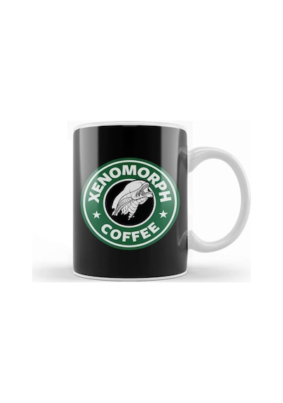 Alien Xenomorph Coffee Starbucks Kupa Bardak Porselen Karışık