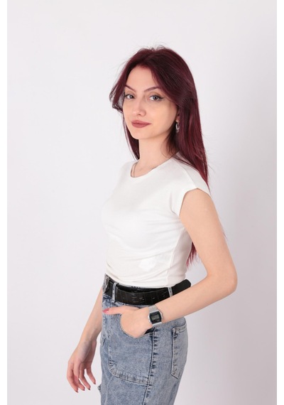 Busem S0015601 Kadın Bluz Ekru